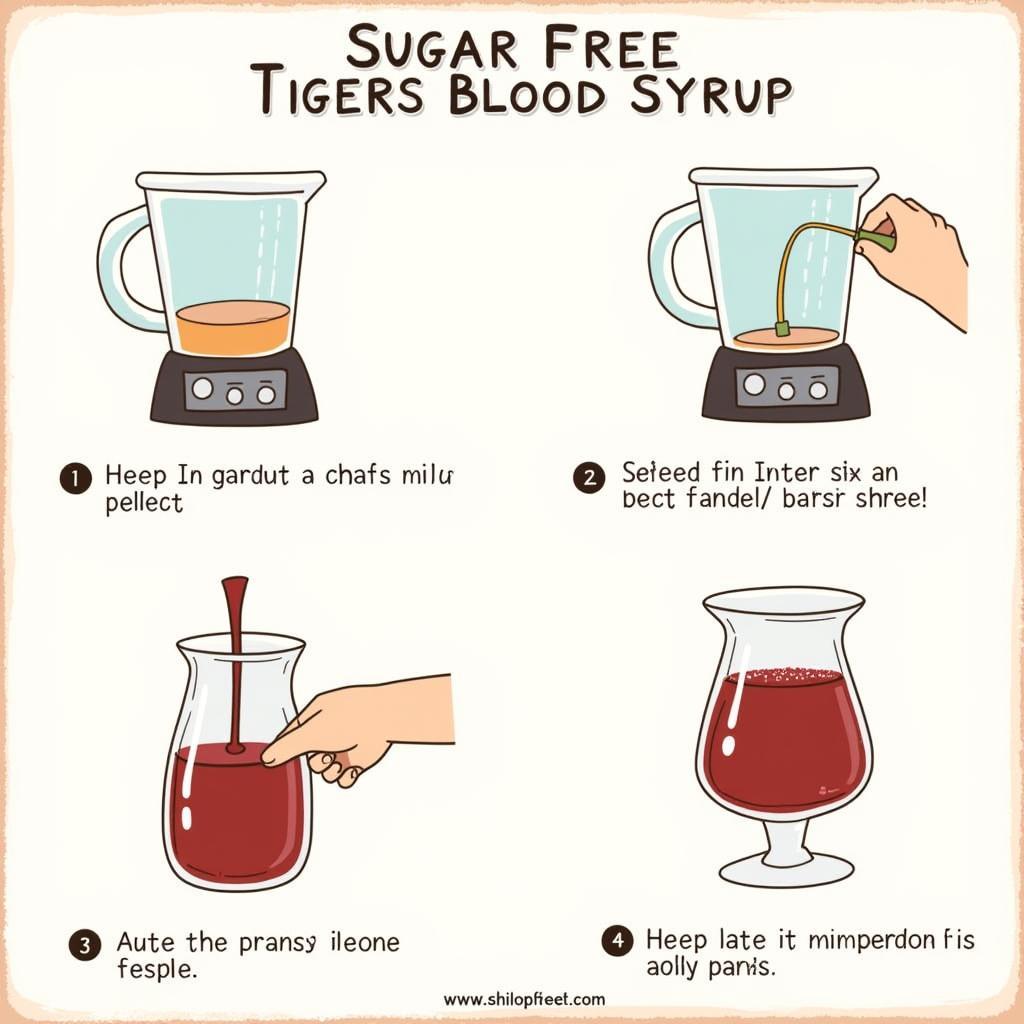 Homemade sugar free tigers blood syrup recipe