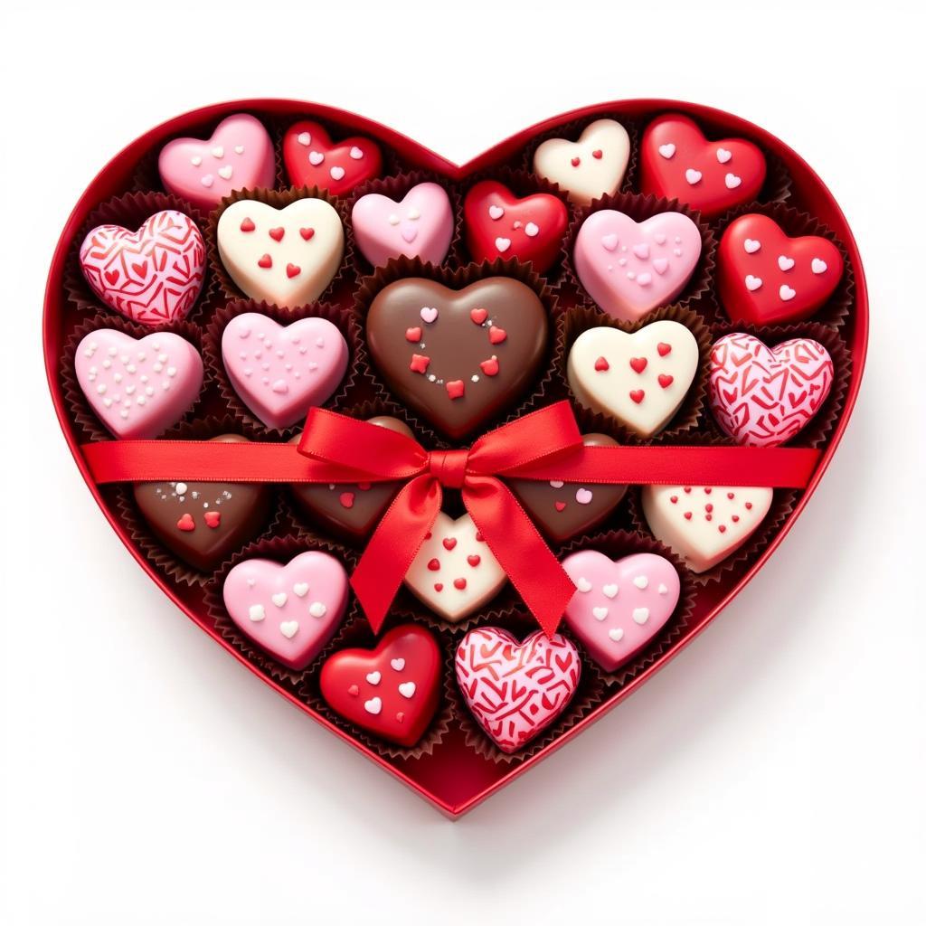 Assortment of Sugar Free Valentine Chocolates