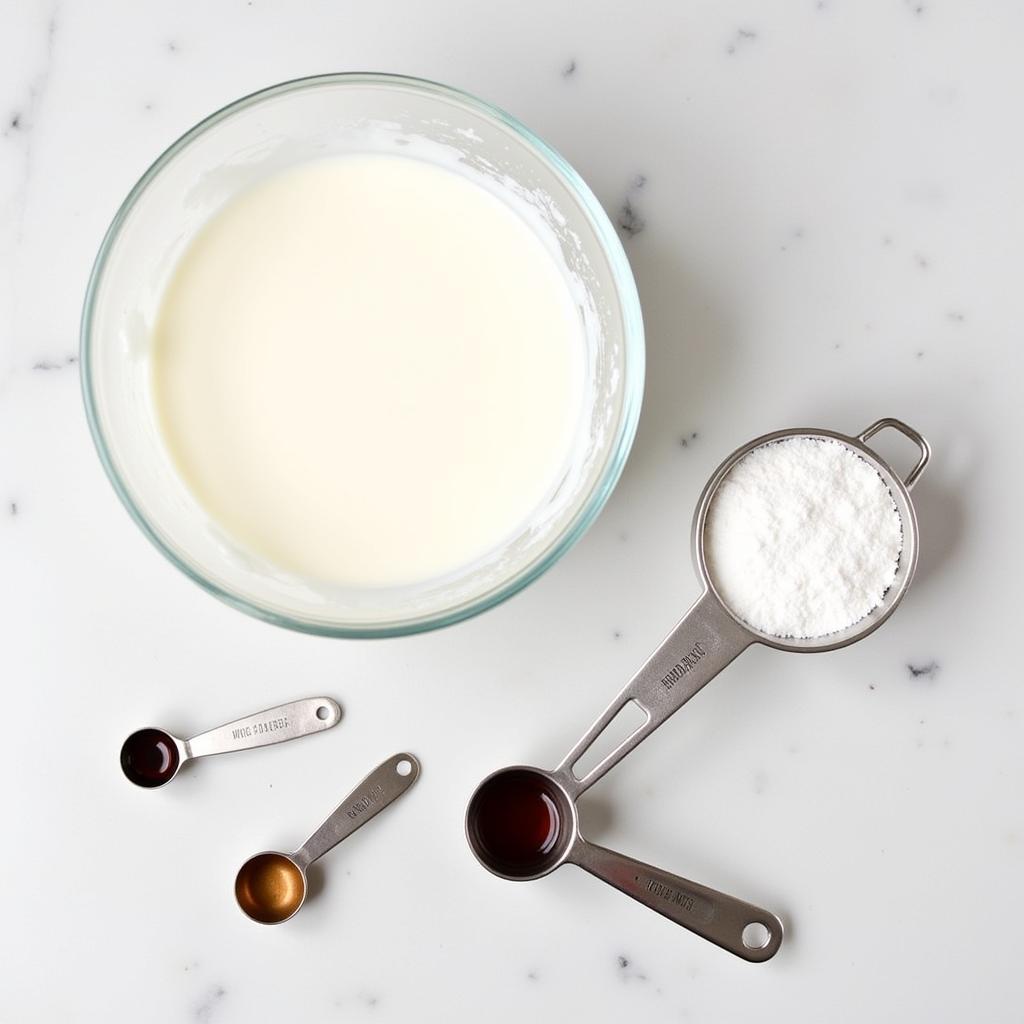 Sugar Free Whipped Cream Frosting Ingredients