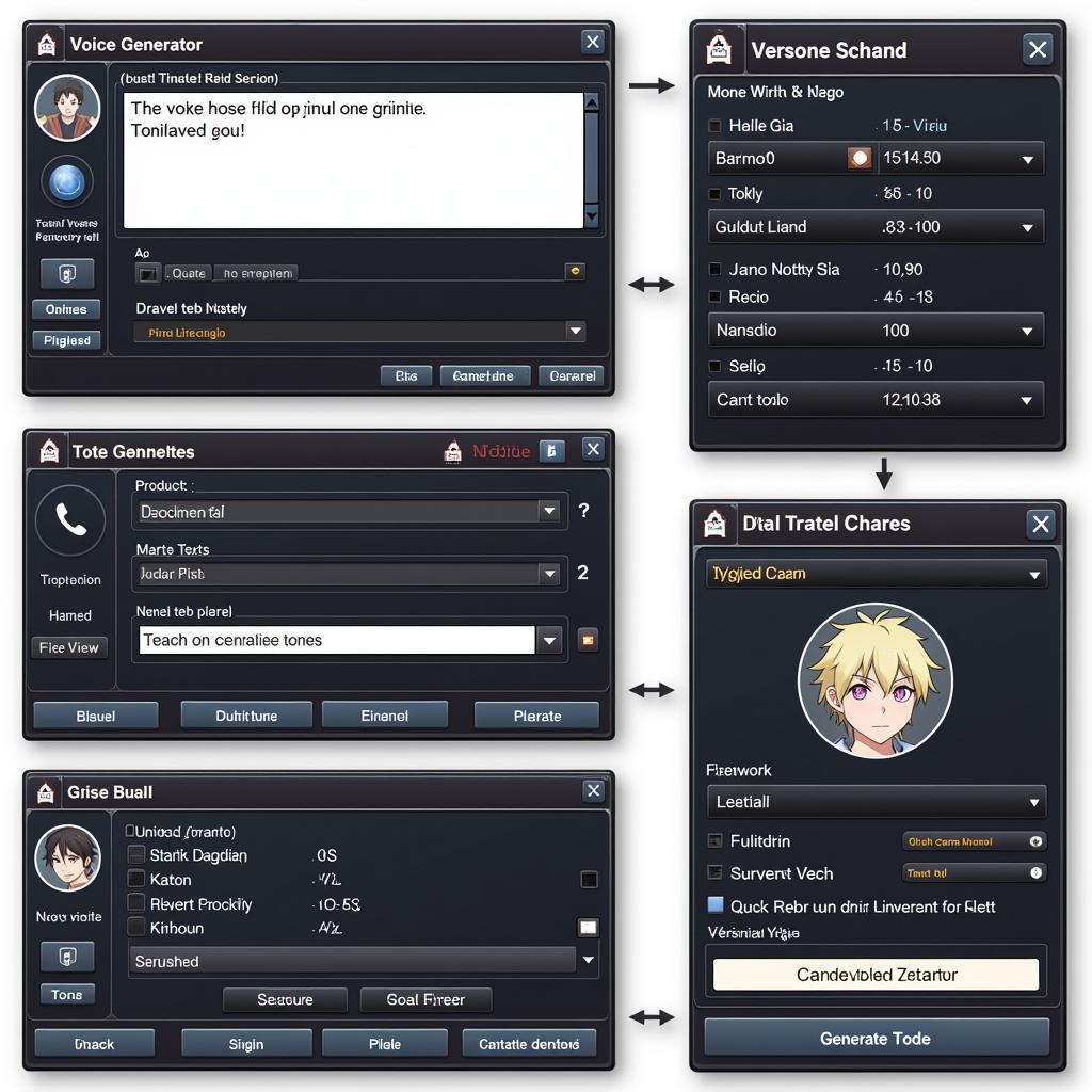 Sukuna AI voice generator interface