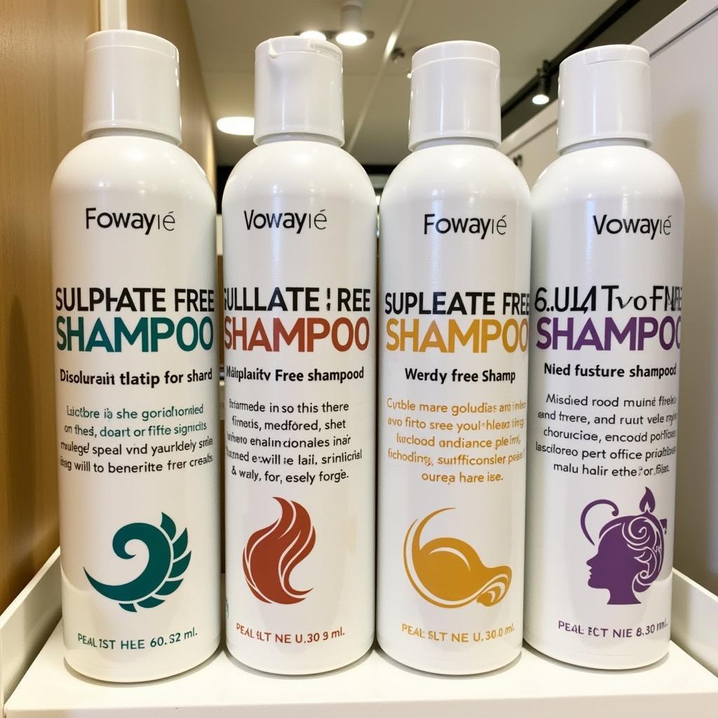 Different types of sulphate free shampoos for various hair needs