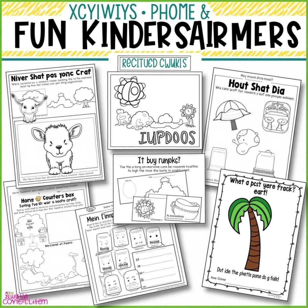 Kindergarten Summer Packet Activities