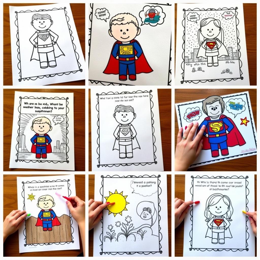 Creative Ideas for Superman Coloring Activities