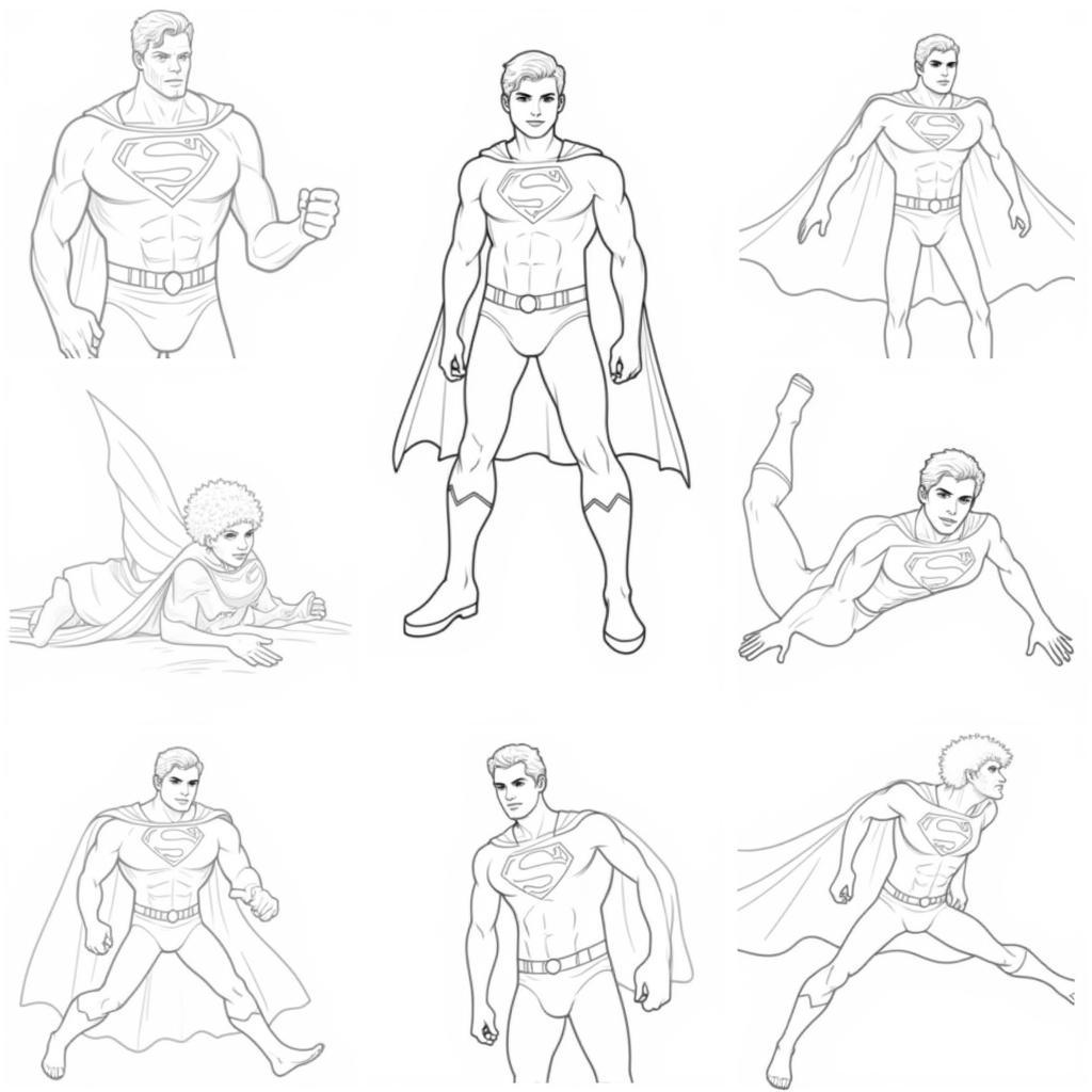 Free Printable Superman Coloring Pages for Kids