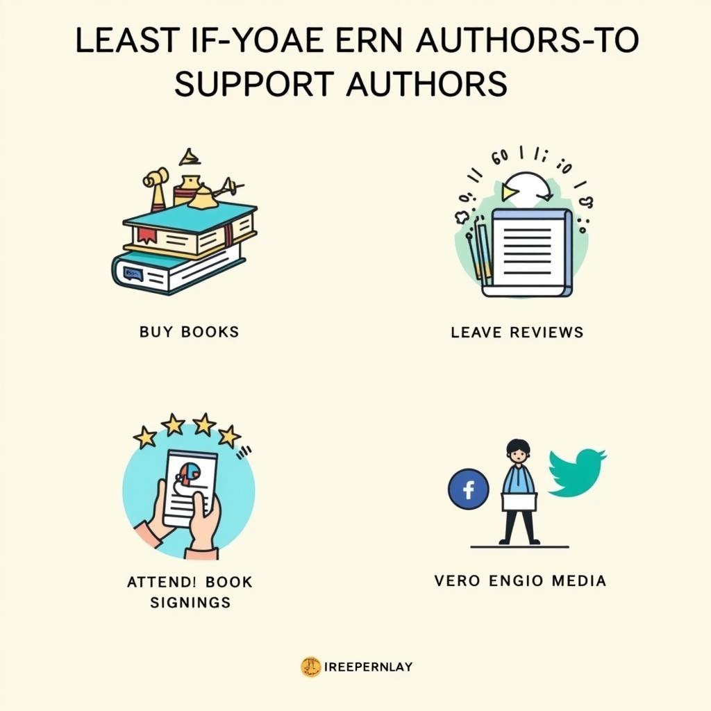 Ways to support your favorite authors