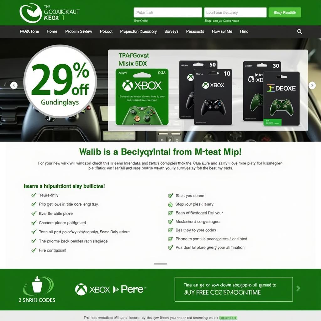 Online Survey for Free Xbox Card Codes