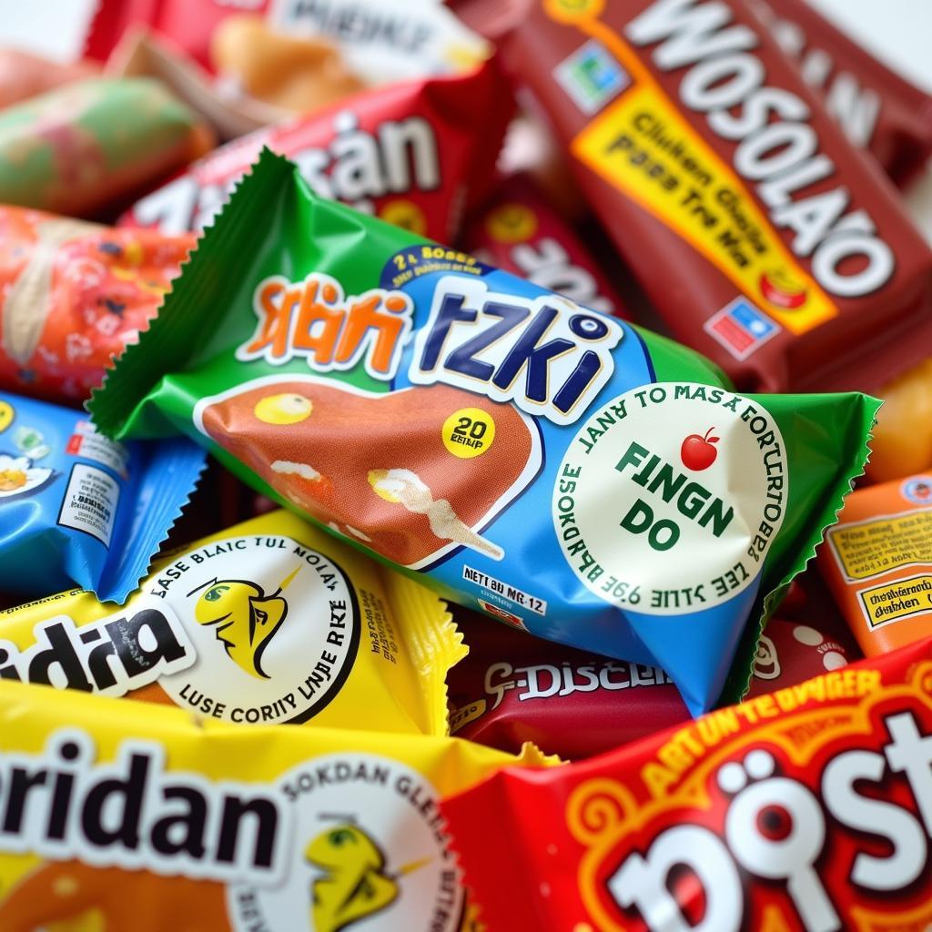 Gluten-Free Labels on Swedish Candy Packaging