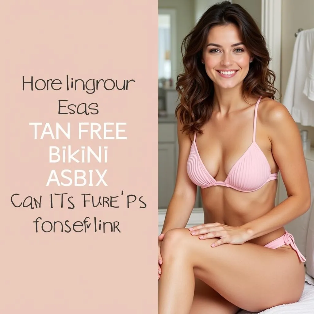 Tan Free Bikini Guide: Tips for Achieving a Perfect Tan