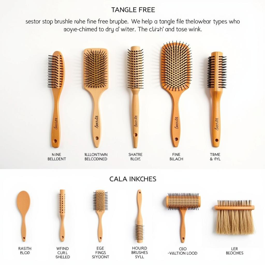 Different Types of Tangle Free Cala Brushes