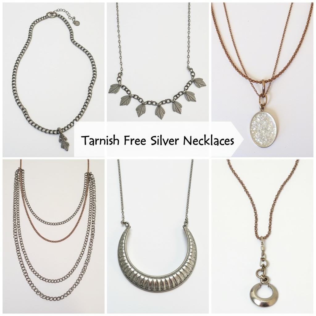 Different Tarnish Free Silver Necklace Styles