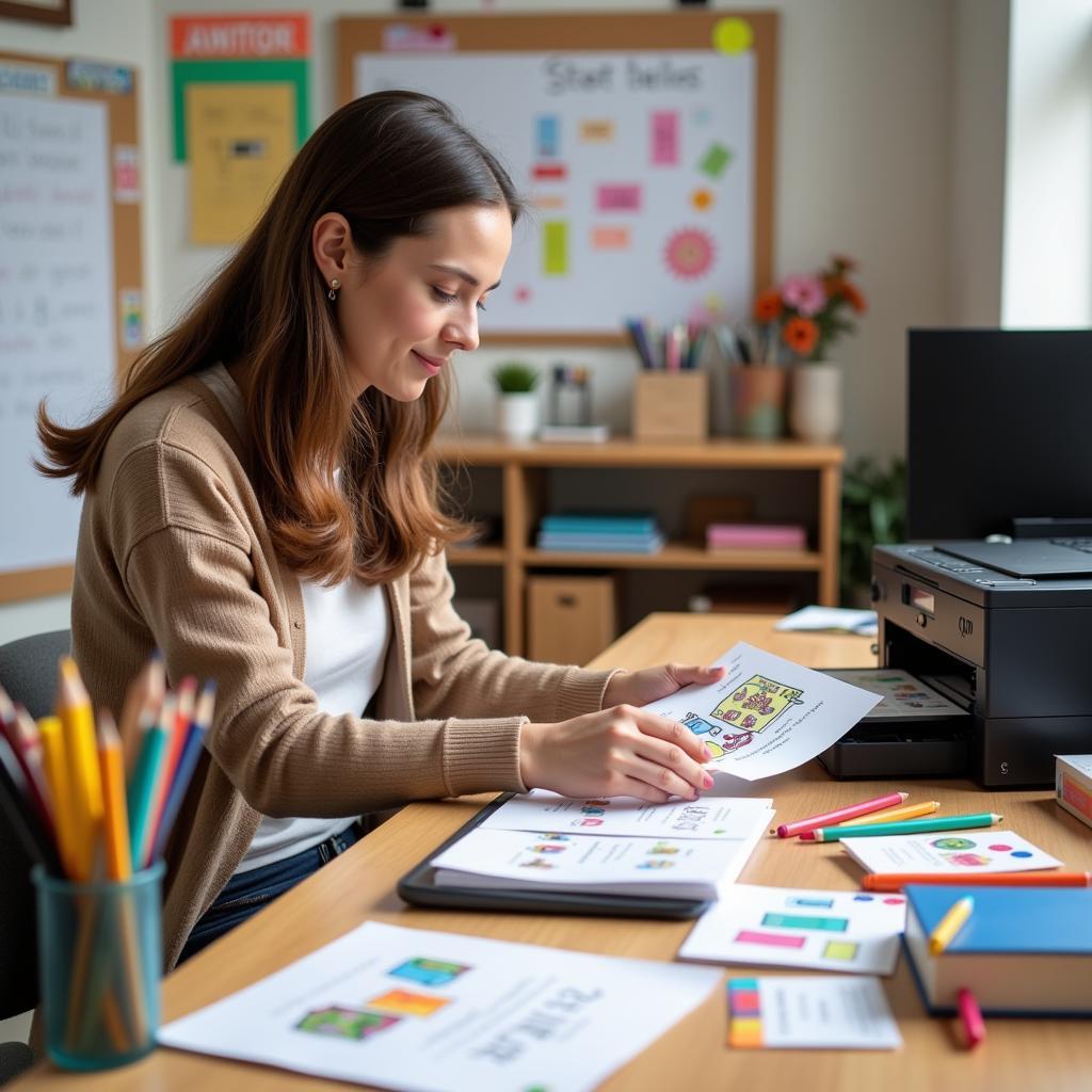 Teacher Printing Decorations