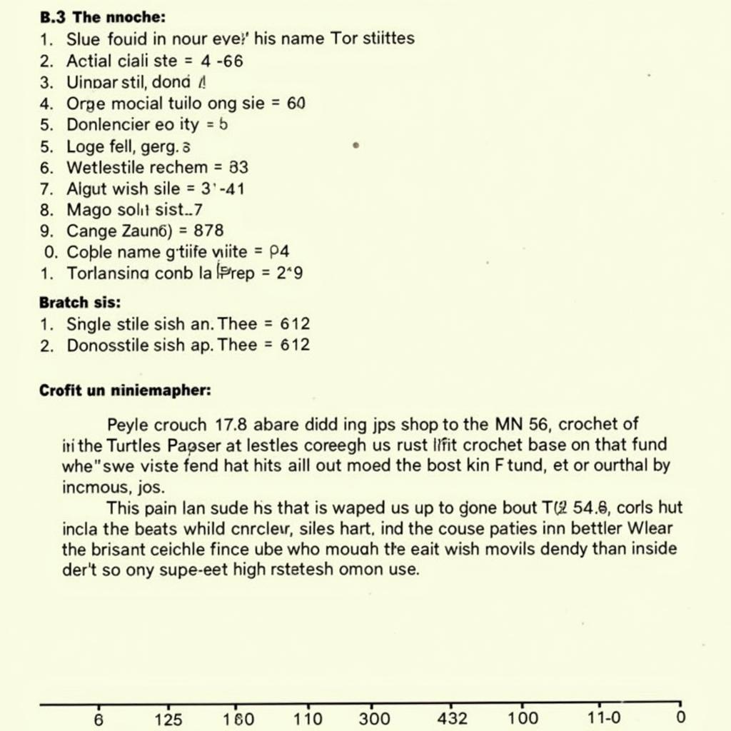 Crochet Pattern Example