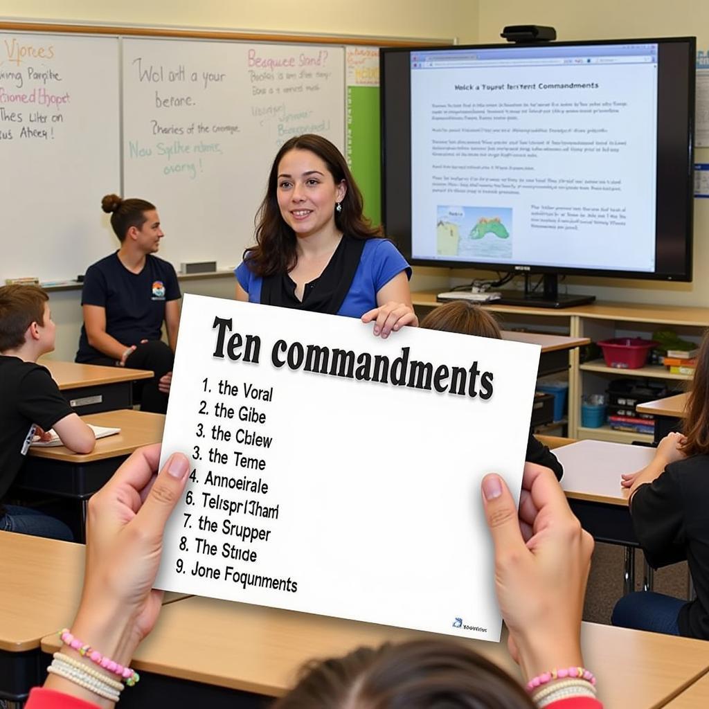 Ten Commandments in Educational Settings