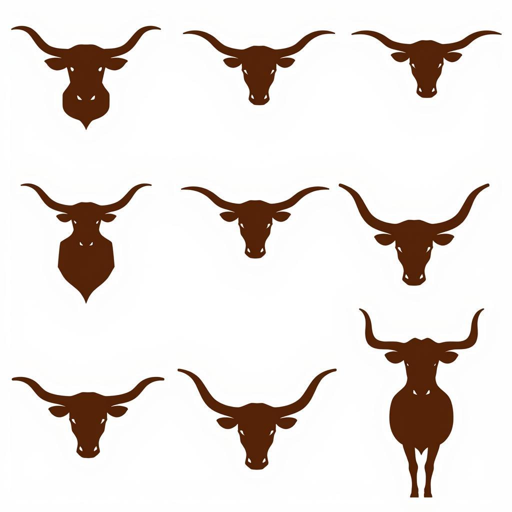 Texas Longhorn SVG Designs