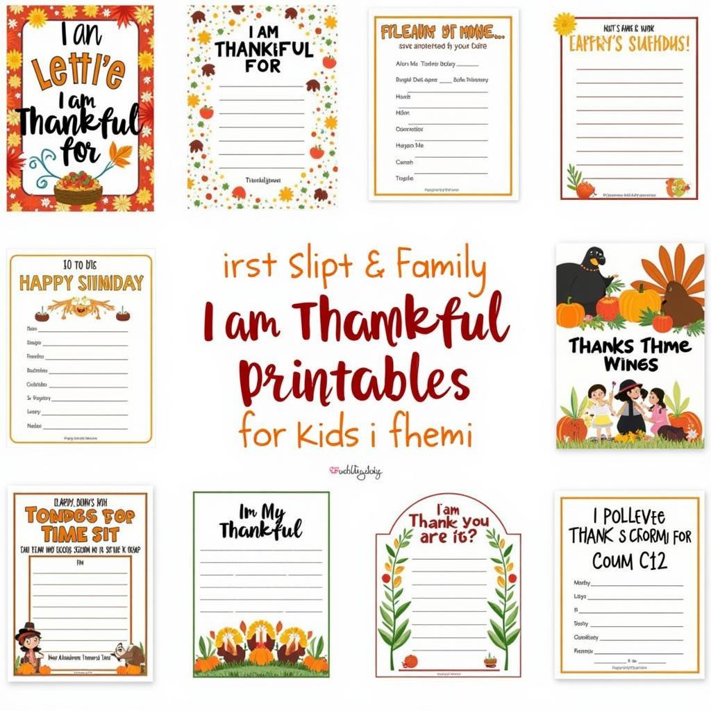 Thankful Printable Design Ideas