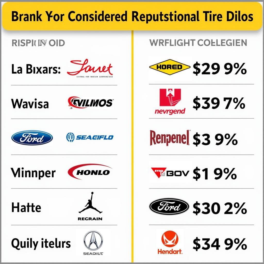 Comparing Different Tire Brands