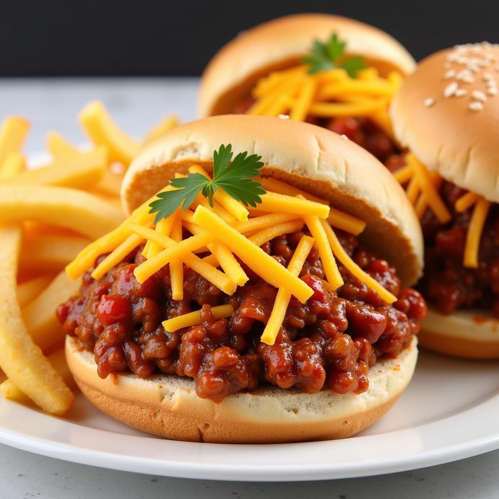 Serving tomato free sloppy joes