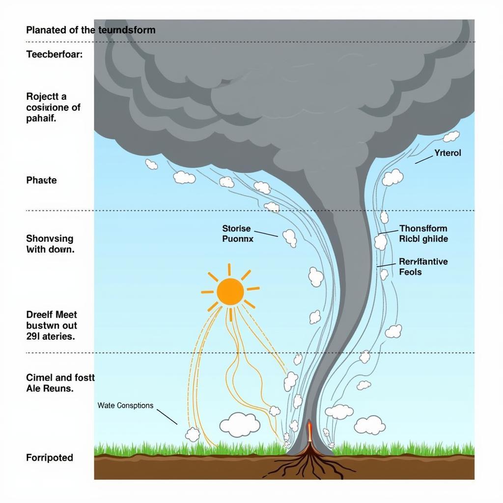 Tornado Formation Diagram Worksheet