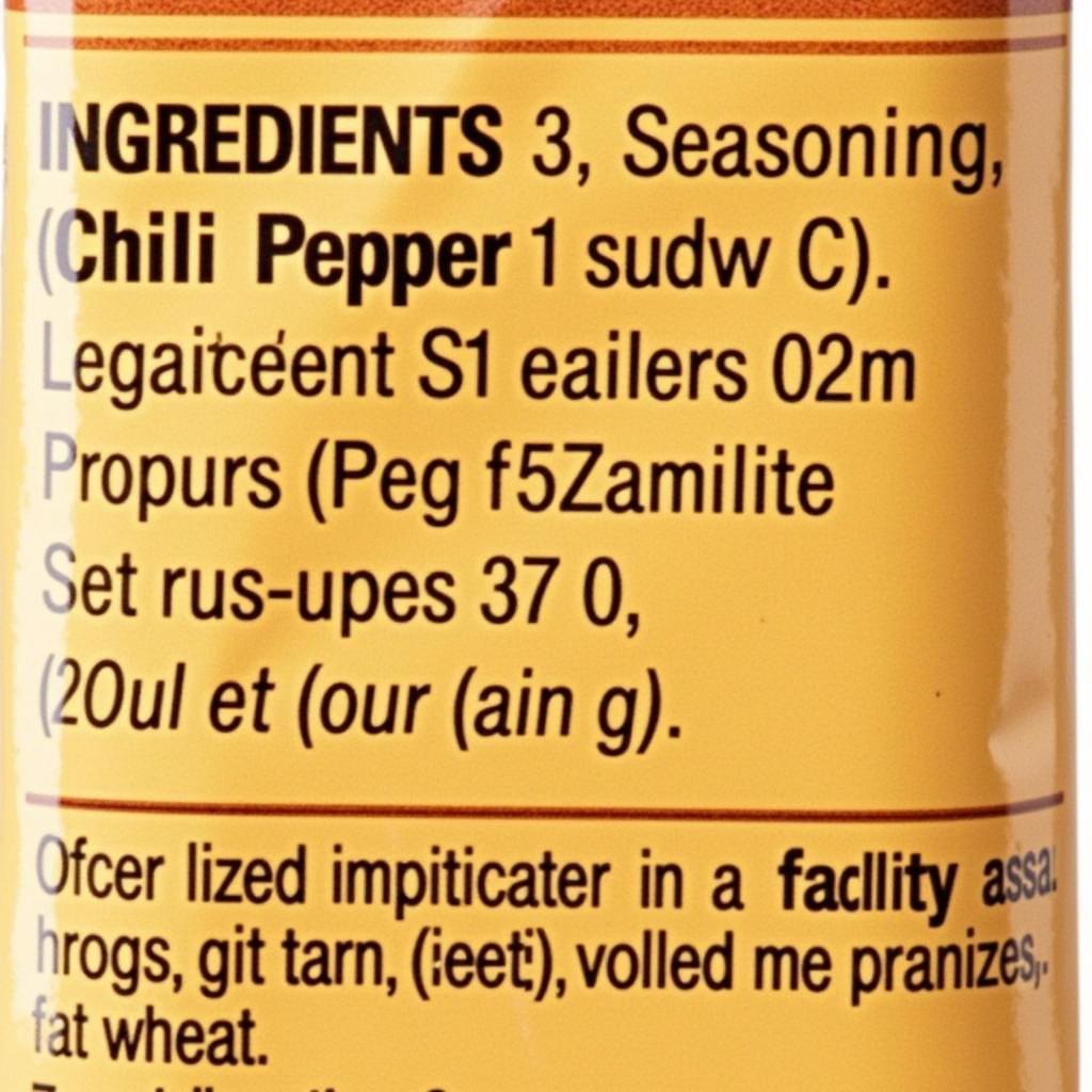 Trader Joe's Taco Seasoning Ingredients List