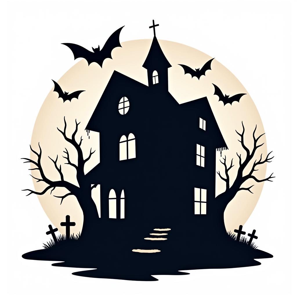 Horror Movie SVG Design Example