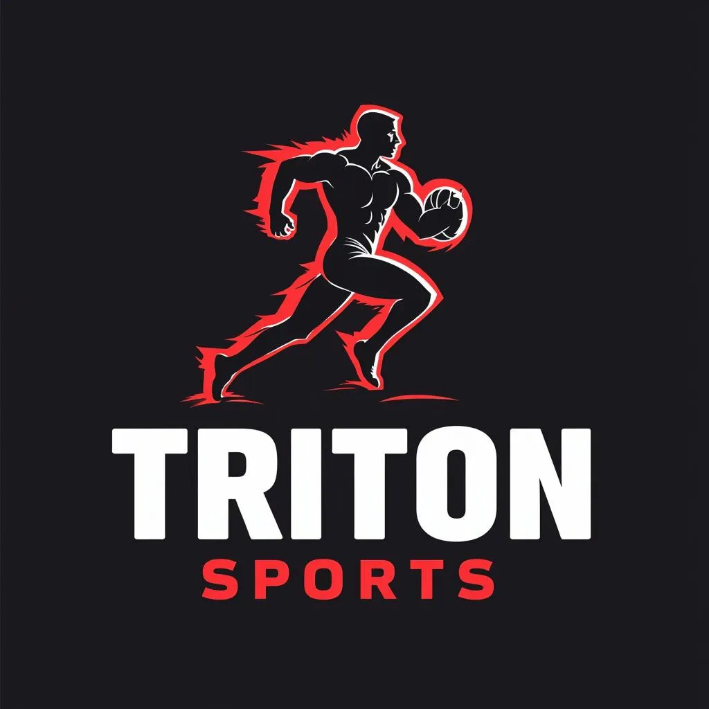 Triton Sports Font Logo Design