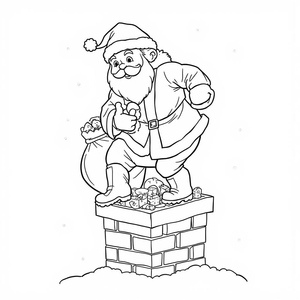 Santa Claus coloring page