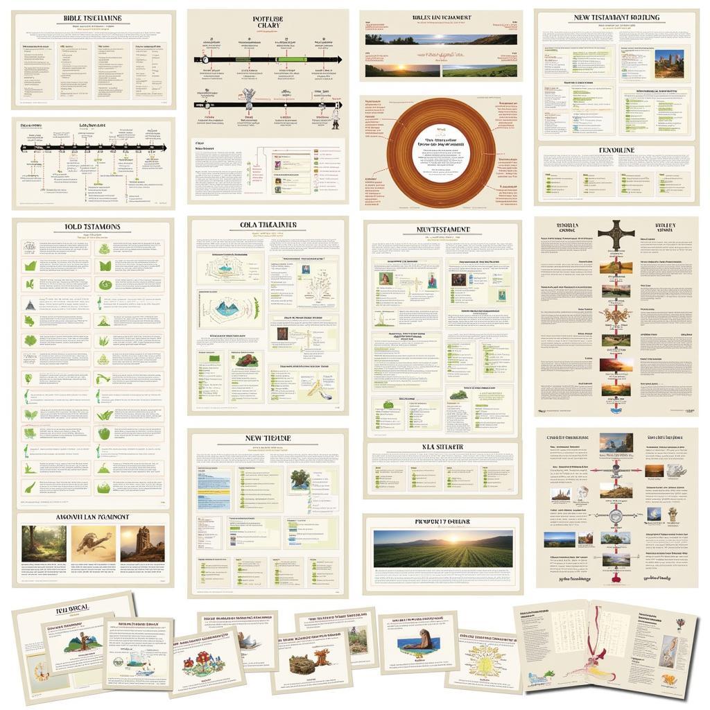 Different Types of Bible Timeline Charts 