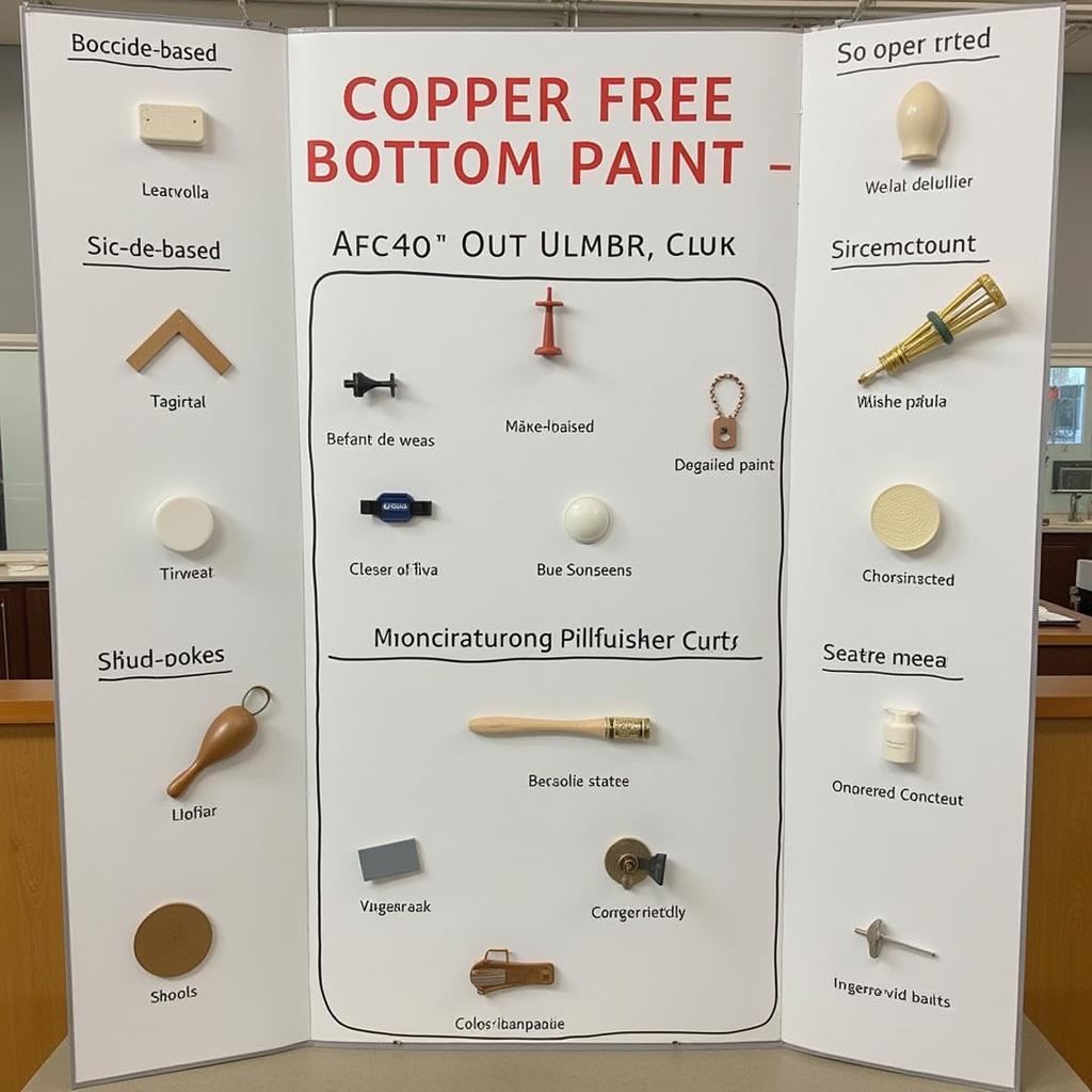 Different types of copper free bottom paint