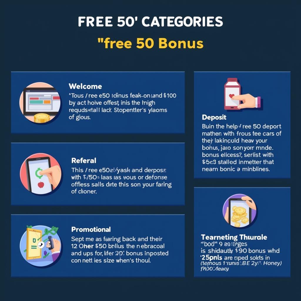 Categorizing Free 50 Bonus Promotions