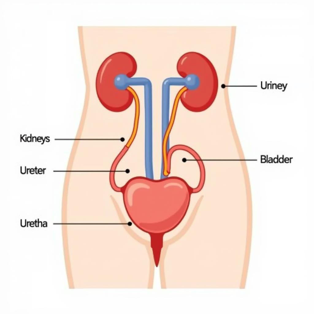 Human Urinary System Diagram