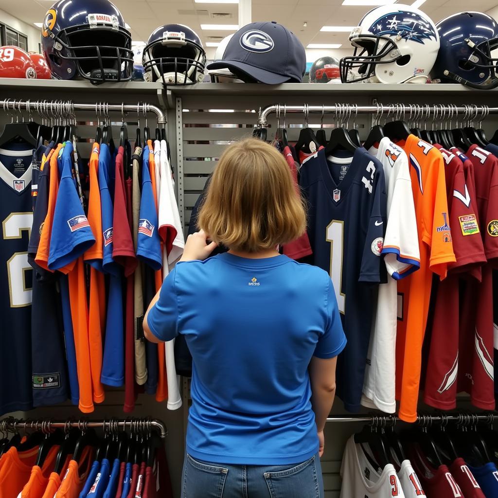 Exploring Used Football Gear at a Thrift Store