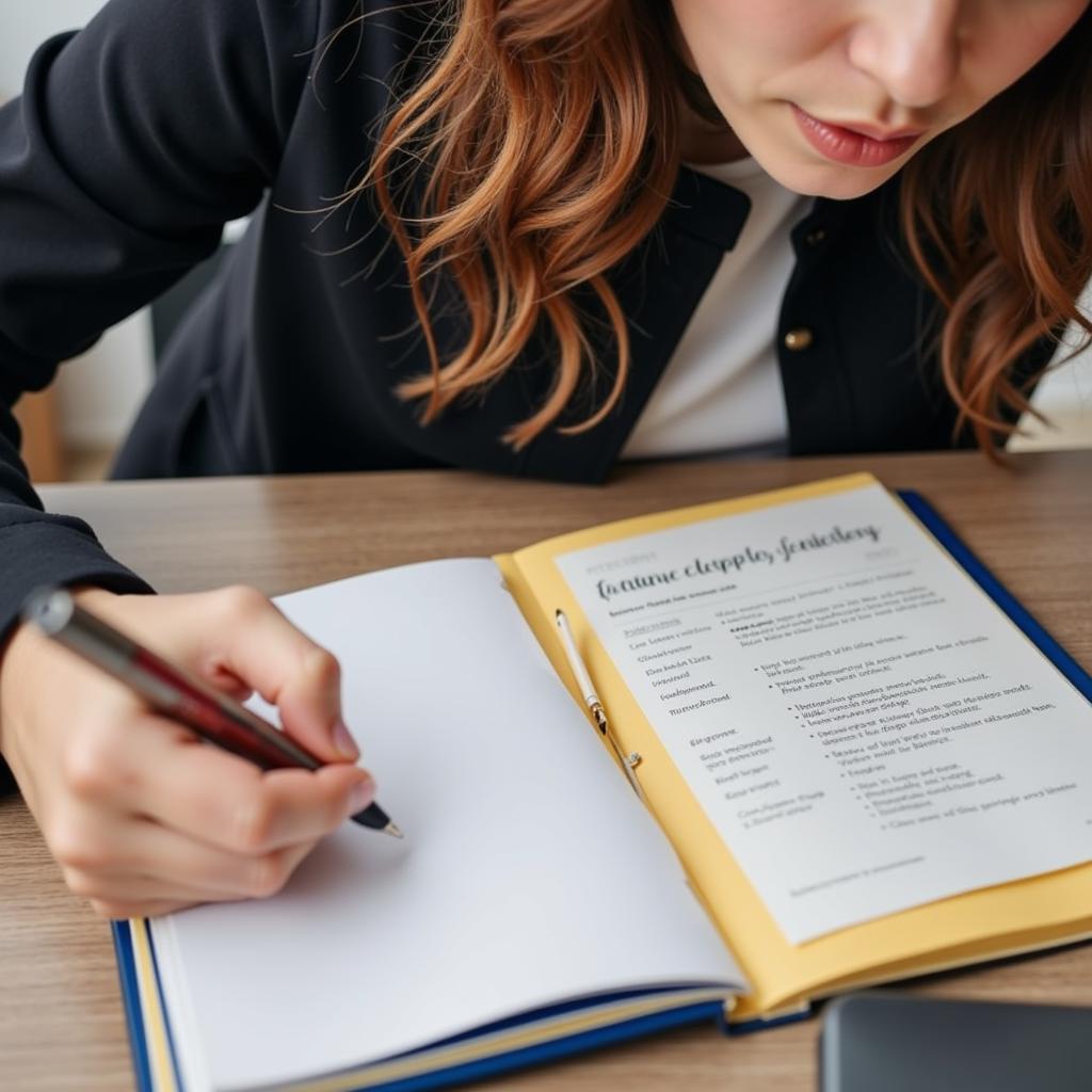 Person Using a Circle of Control Worksheet