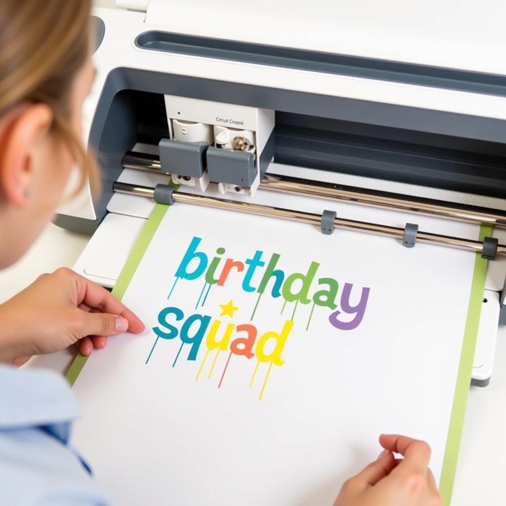 Using Birthday Squad SVGs with Cricut