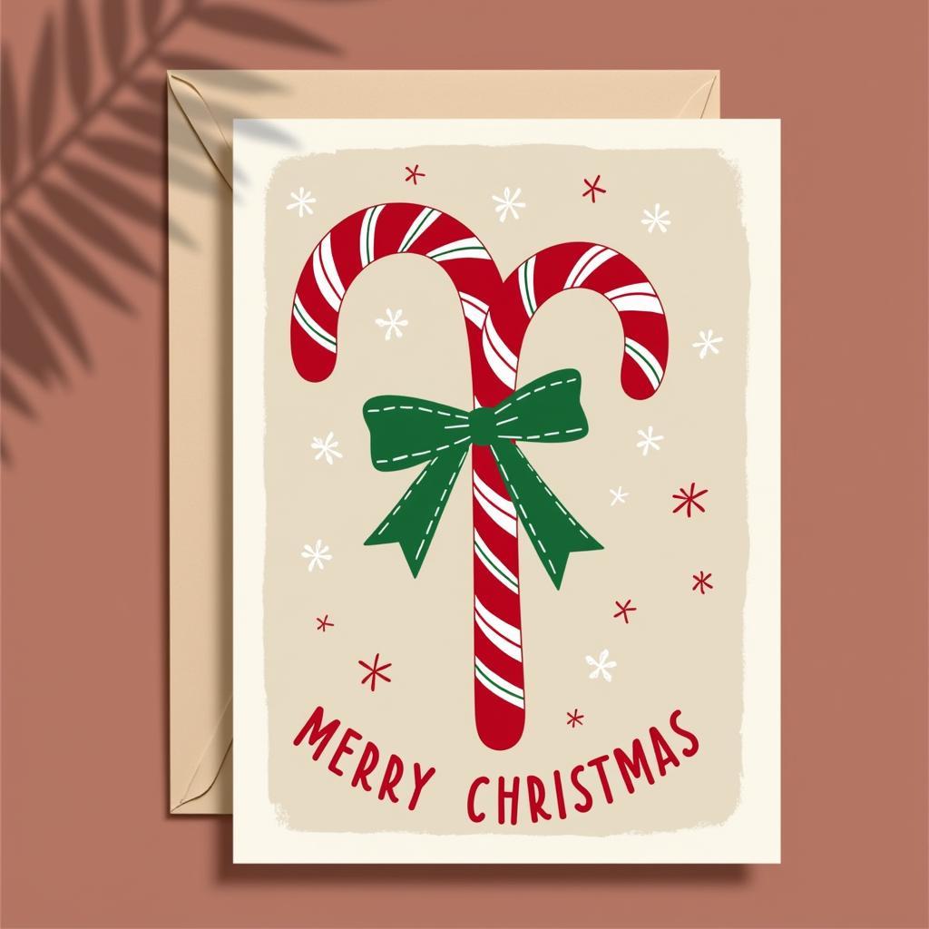 Example of using Candy Cane SVGs in design