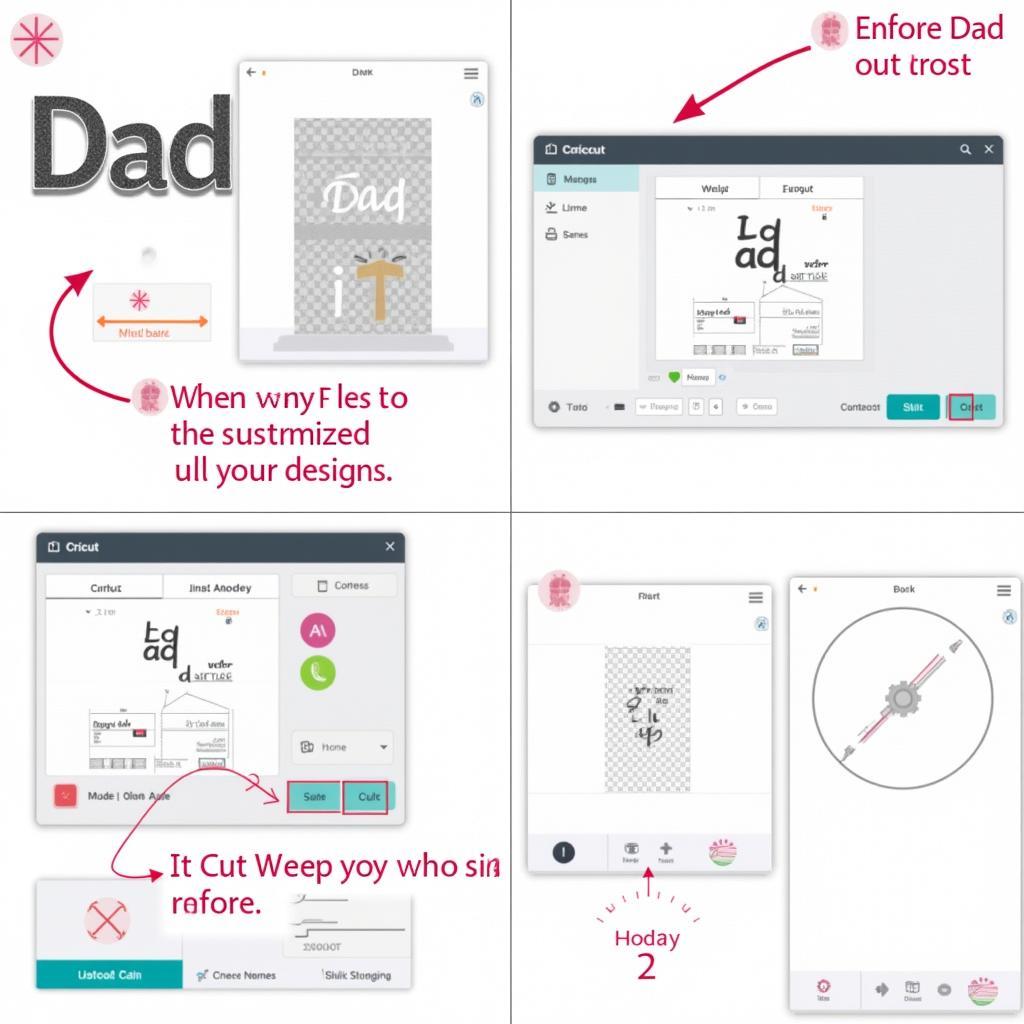 Using Dad SVG files with a Cricut machine