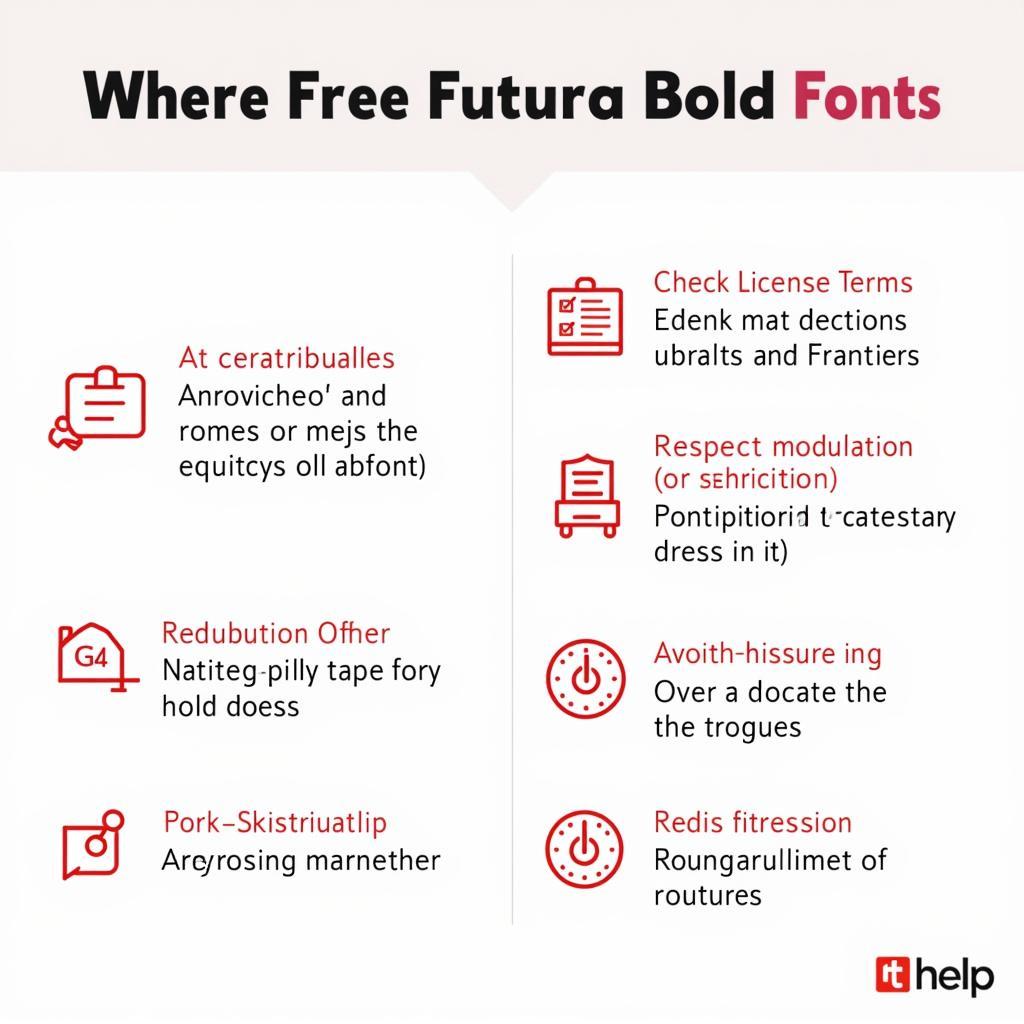 Using Free Futura Bold Fonts Legally