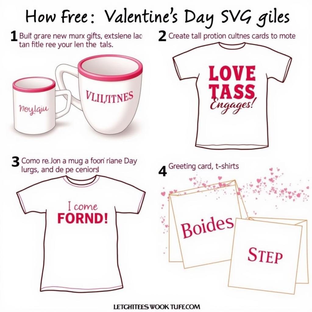 Using free Valentine's Day SVGs for DIY crafts