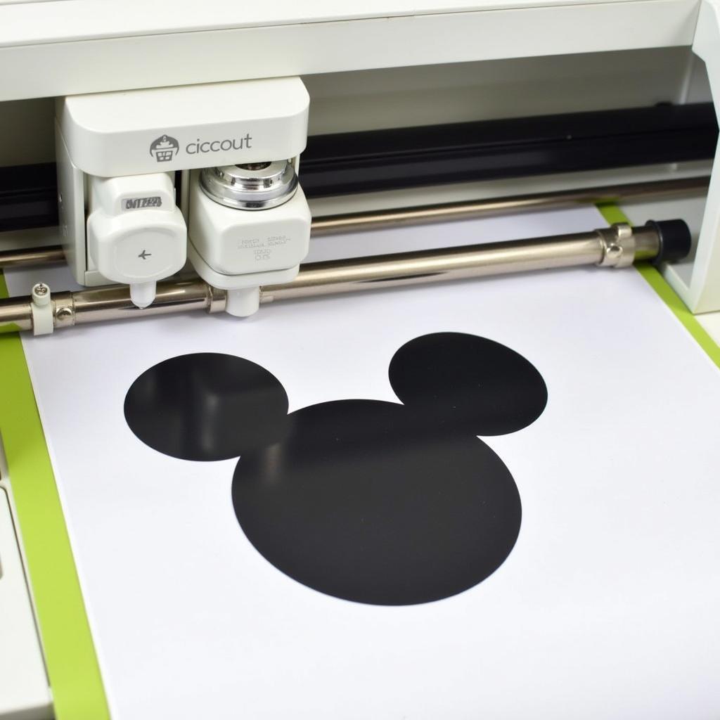 Cutting Mickey Mouse SVG File with Cricut