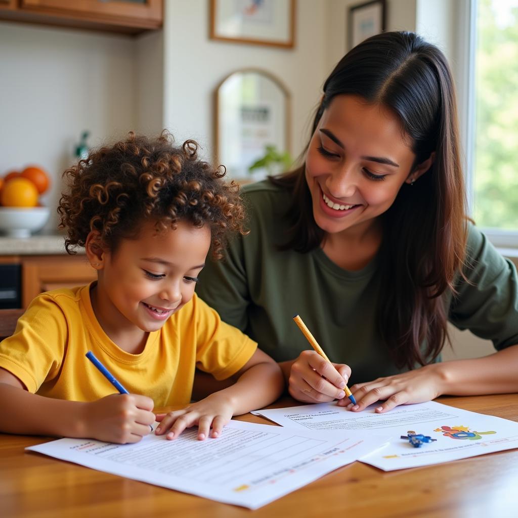 Using Religious Worksheets at Home