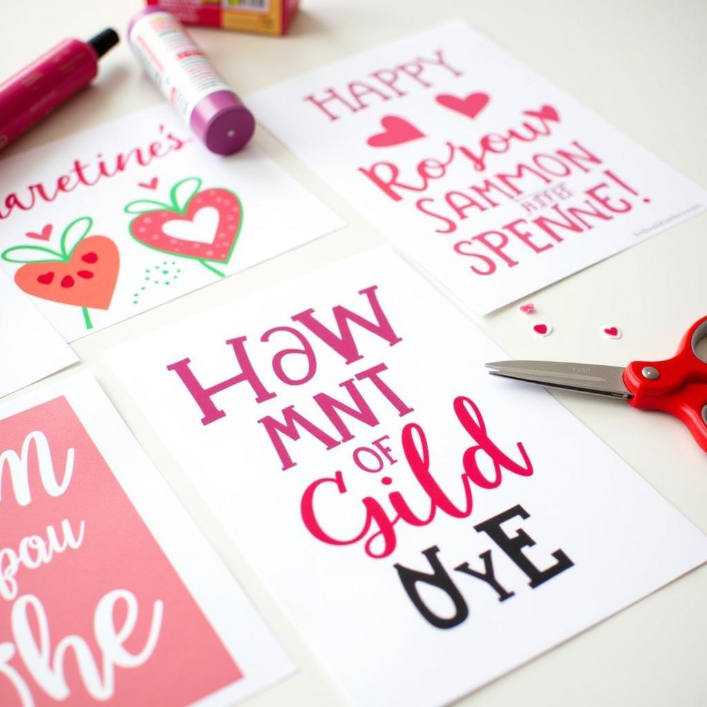 Printable Valentine's Day Cards