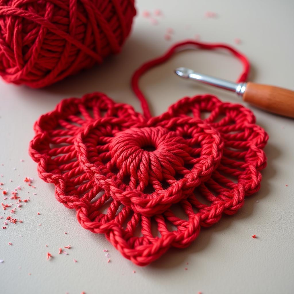 Valentine's Day Crochet Heart Pattern