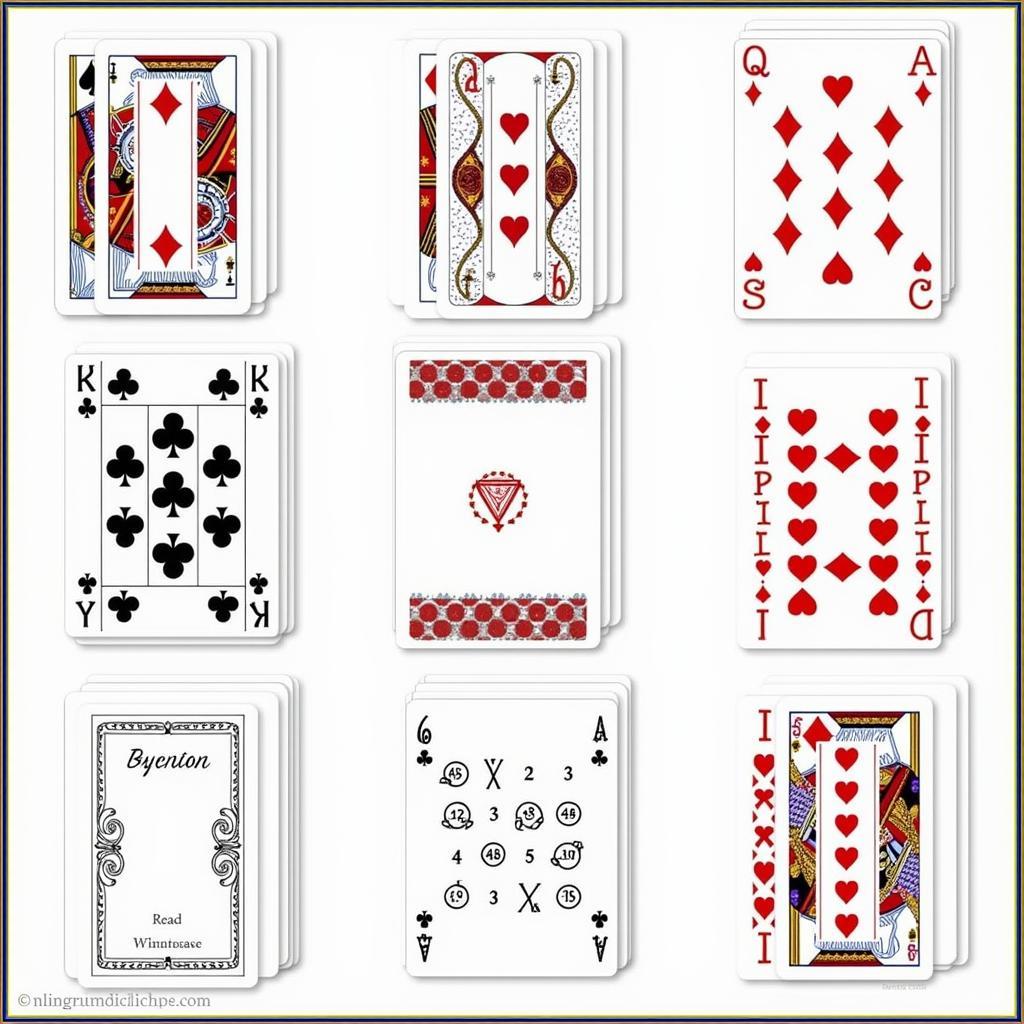 Variety of Free Euchre Tally Card Templates