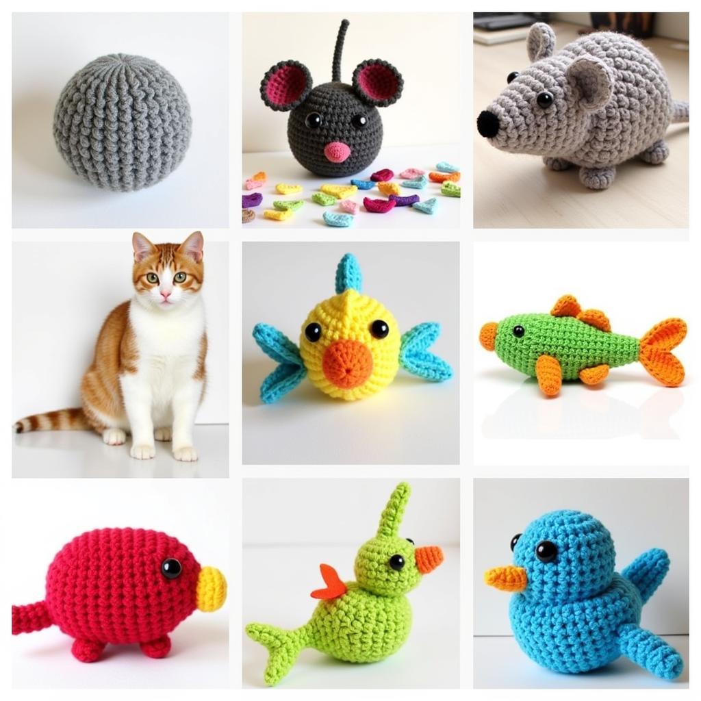 Variety of Free Crochet Cat Toy Patterns