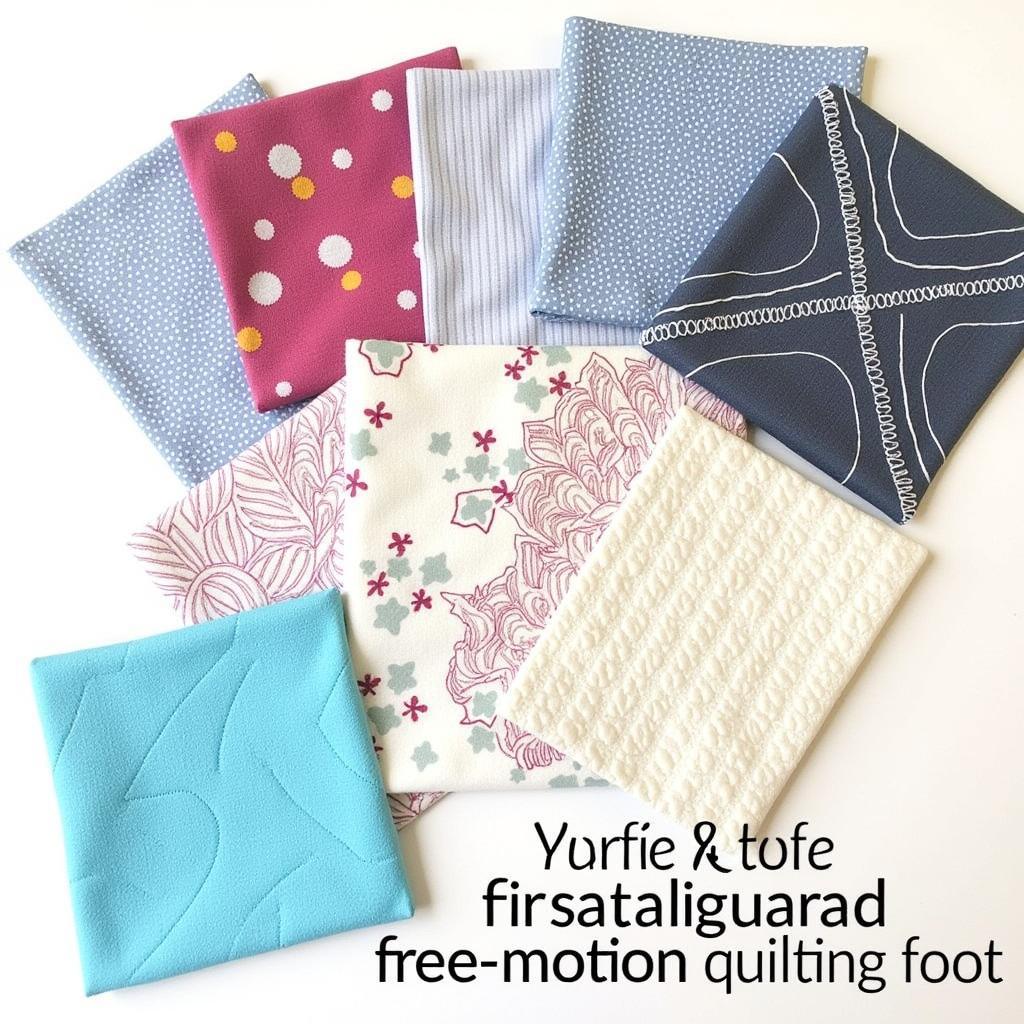 Variety of Free Motion Quilting Designs