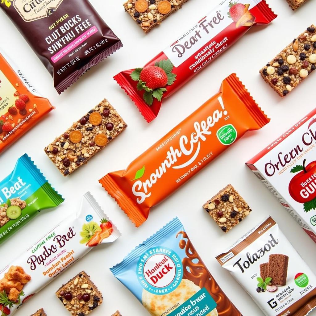 Assortment of Gluten-Free Dairy-Free Protein Bars 