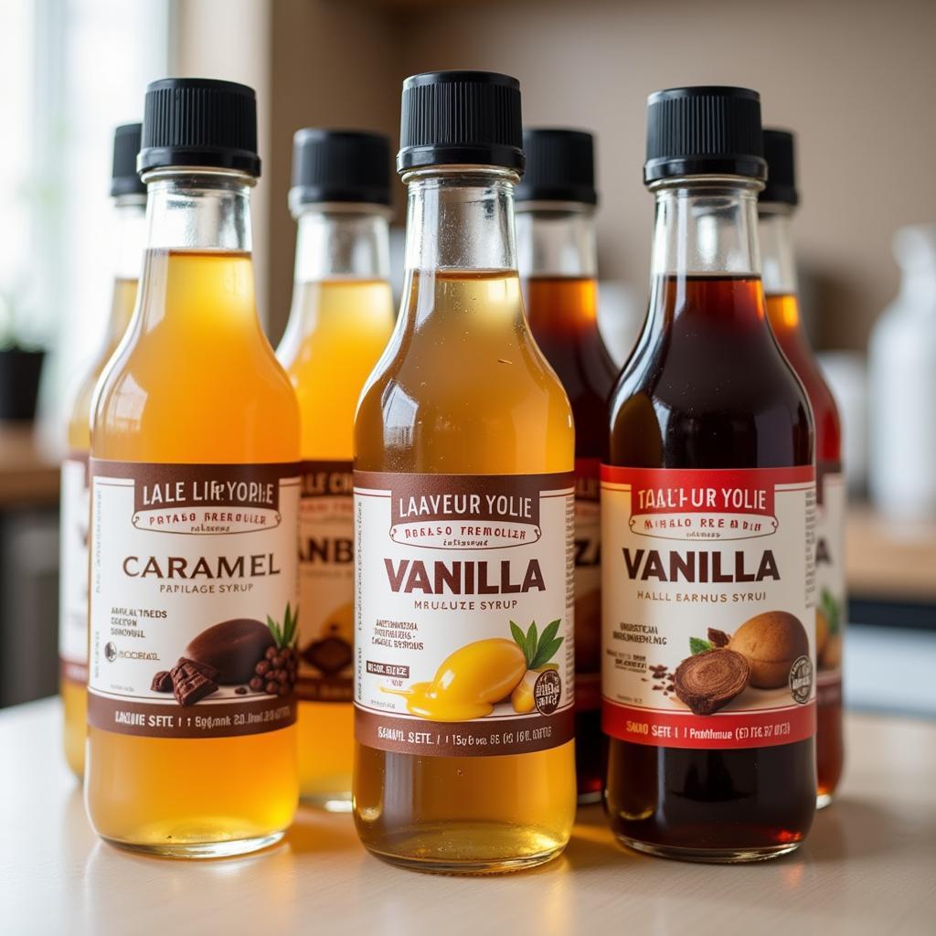 Variety of Sugar Free Syrups