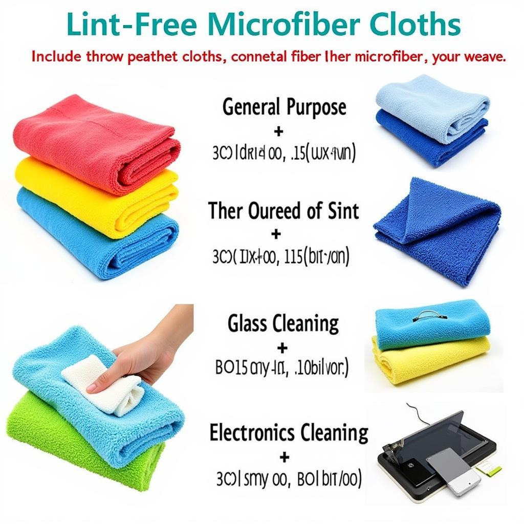 Different Types of Microfiber Cloths