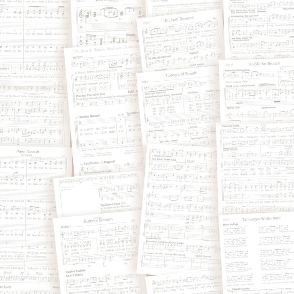 Various Music Lead Sheets