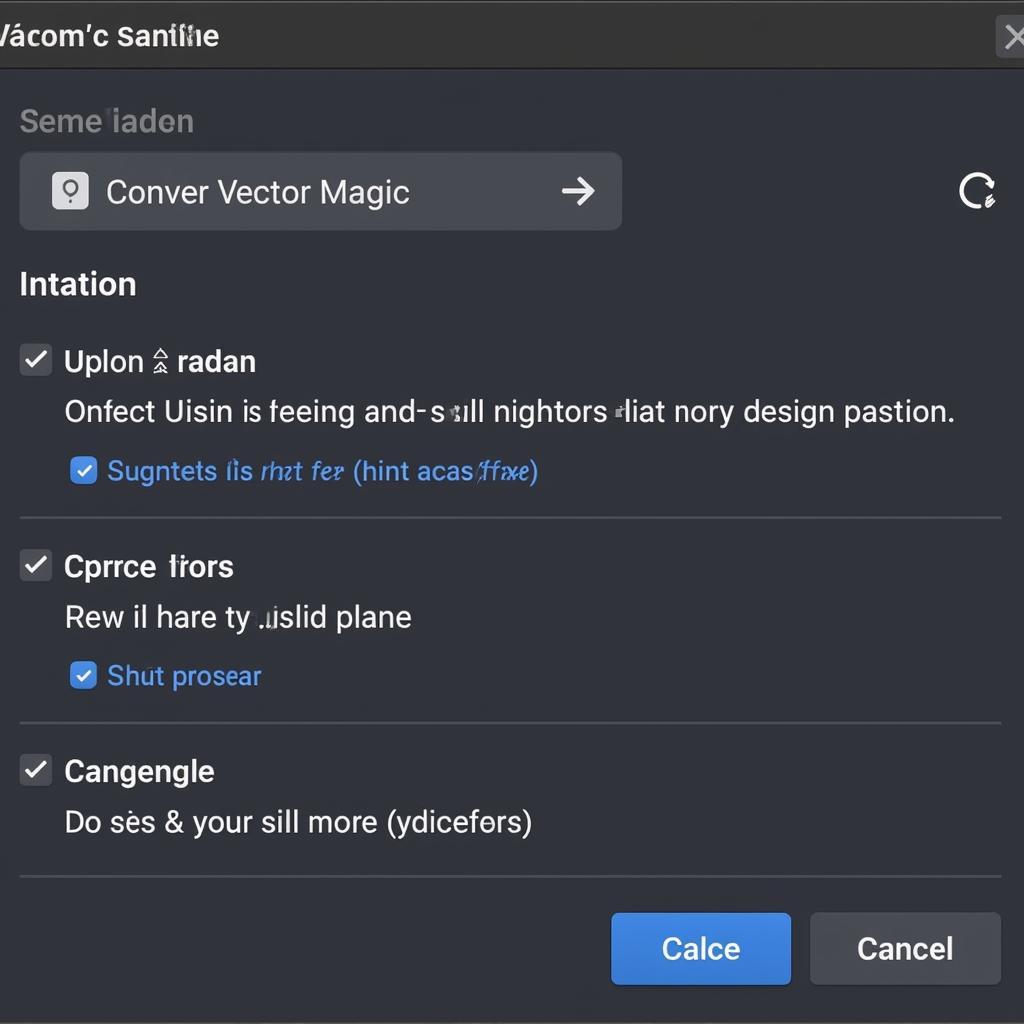 Vector Magic Interface