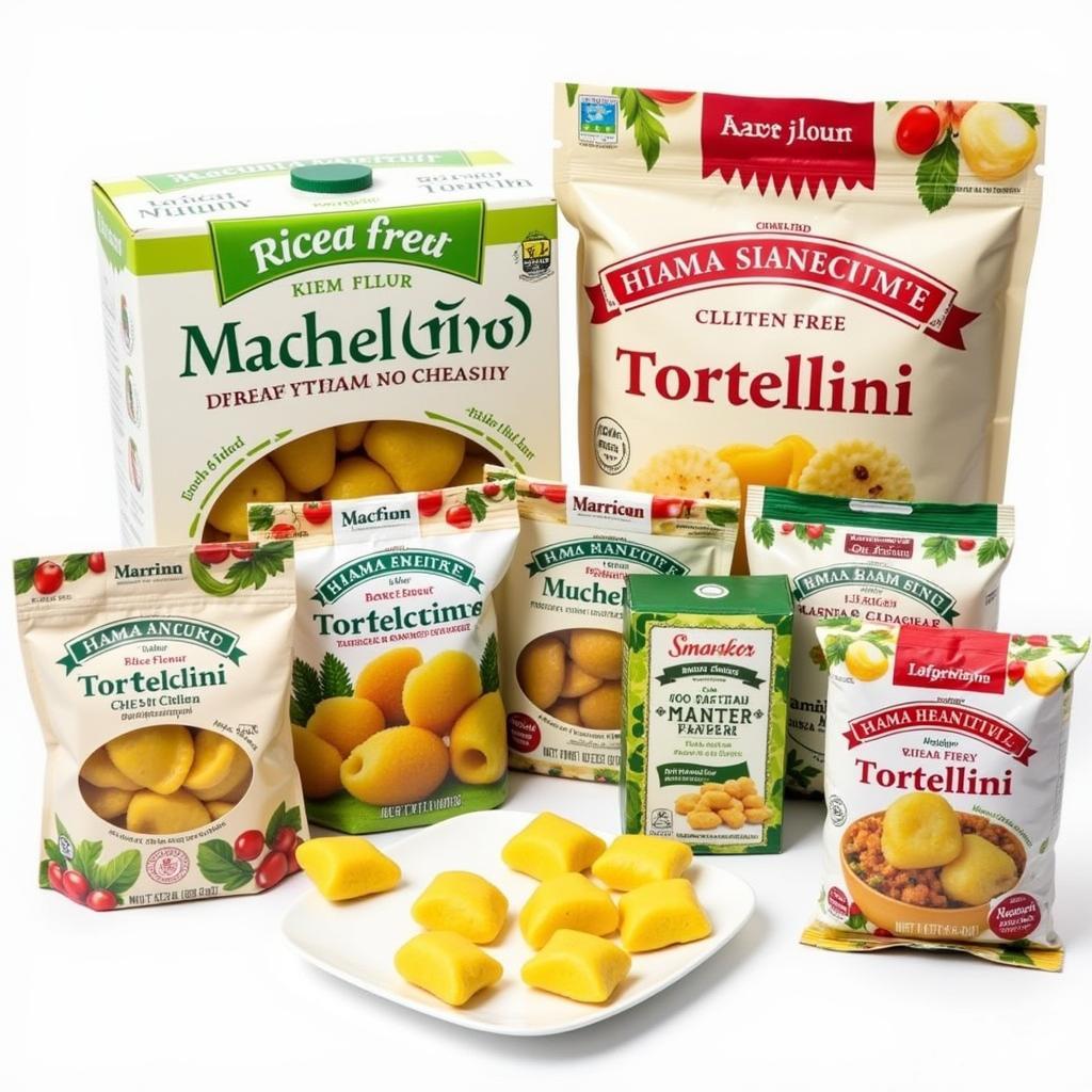 Variety of Vegan Gluten-Free Tortellini Packages